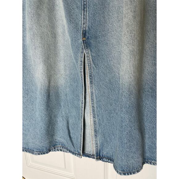 NWOT Old Navy High-Waisted Jean Midi Skirt size 4 - Picture 3 of 4